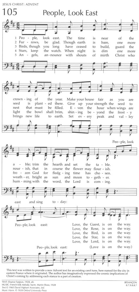 People Look East ~ Hymn 105 ‹ First Presbyterian Winter Haven
