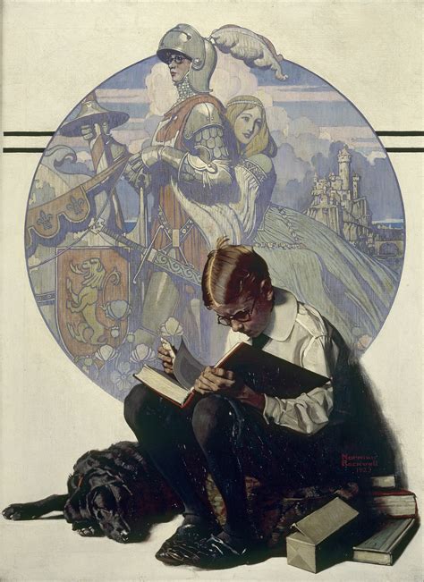 Norman Rockwell Boy Reading Adventure Story Smithsonian Institution