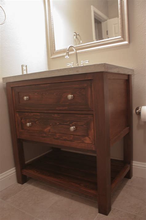 Shop bathroom vanity from west elm. DIY Bathroom Vanity - Pottery Barn Knockoff | Farmhouse sink vanity, Diy bathroom vanity ...