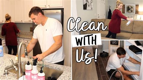 Husband And Wife Clean With Us Couples Cleaning Motivation Youtube
