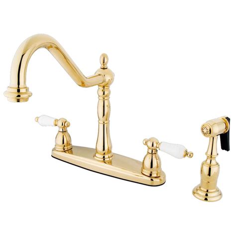Find deals on products in bath fixtures on amazon. Kingston Brass Heritage 2-Handle Standard Kitchen Faucet ...