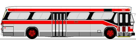 Transit Toronto Image Bus Model Drawings 0600