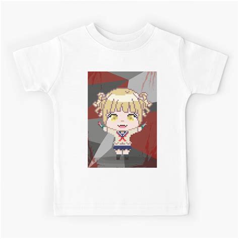 My Hero Academia Toga Himiko Pixel Art Kids T Shirt For Sale By