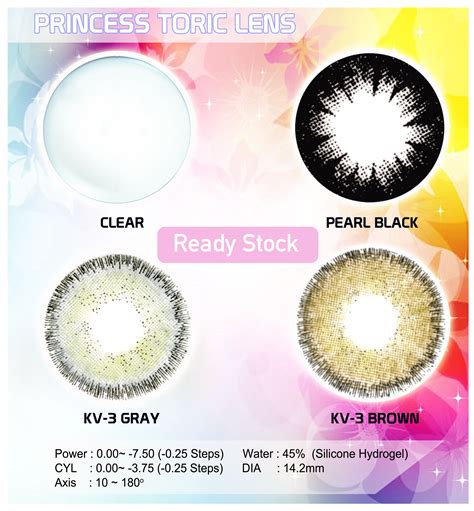 Jual Softlens Silinder Warna (Softlens Toric) - READY STOCK
