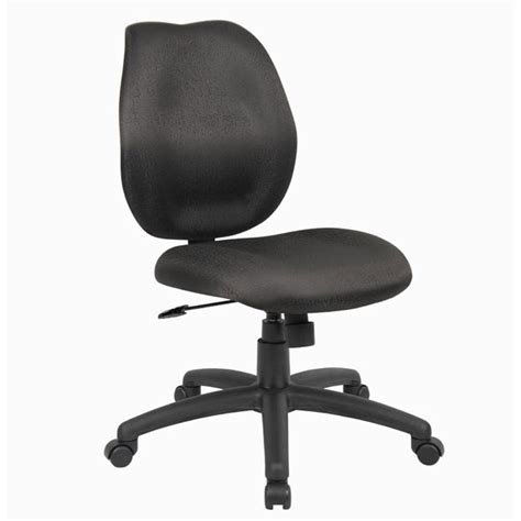 High back chair with arms. Boss Mid-Back Task Office Chair without Arms, Black ...