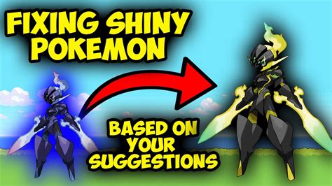 Fixing Shiny Pokemon Based On Your Suggestions Youtube