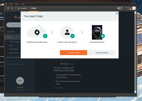 Origin says I need to download Origin to install the game I just bought ...