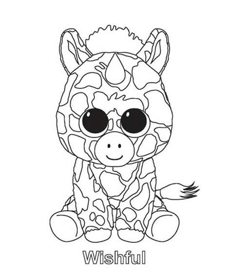 Printable ty beanie boo coloring pages for preschoolers. Ty Knuffel Kleurplaat Ty Glubschi Malvorlage Malvorlagencr ...