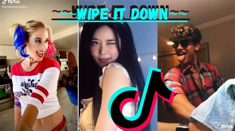 The Best Tiktok Of Wipe It Down Challenge Youtube