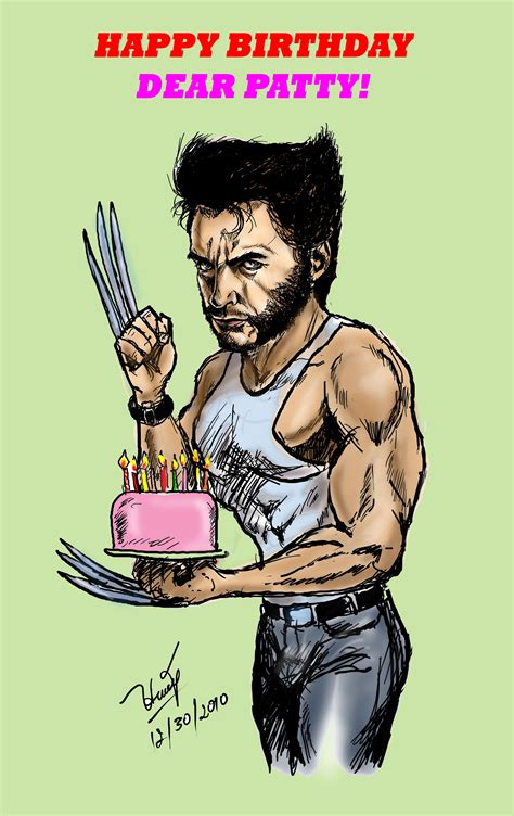 Wolverine Birthday Card By Hunga06 On Deviantart