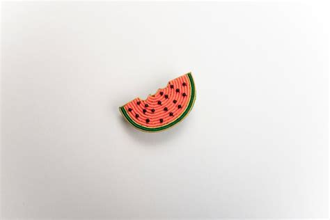 Watermelon Fruit Pin Badge In 2020 Pin Badges Lock Hands