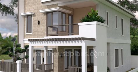 In San Idades 4 Bedroom Modern House Plans In Zambia