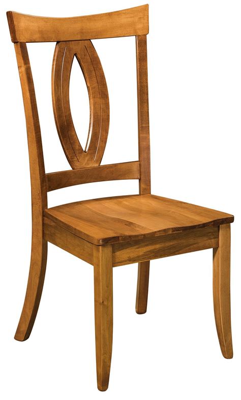 Hand made hardwood amish dining tables and chairs. Miami Dining Room Chair from DutchCrafters Amish Furniture