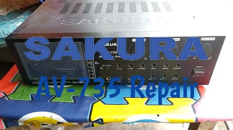 This is high power amplifier output upto 3000w power output. Sakura AV-735 Amplifier Repair - YouTube