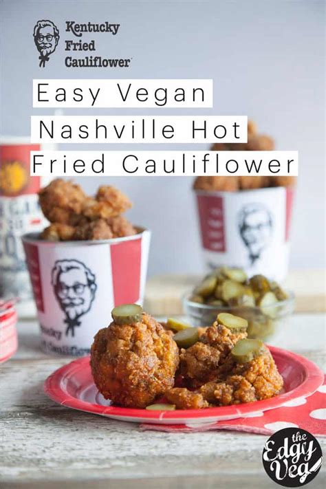 This vegan kfc fried chicken recipe will blow the minds of anyone who tries it. KFC Nashville Hot Fried Chicken Recipe using Cauliflower ...