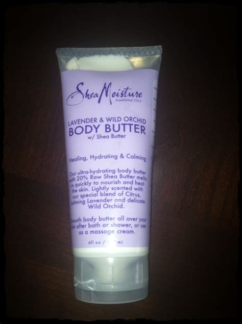 Product Review Shea Moisture Lavender And Orchid Body Butter