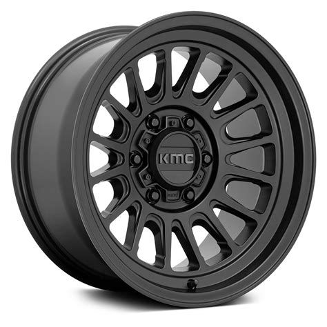 Kmc® Km724 Impact Ol Wheels Satin Black Rims