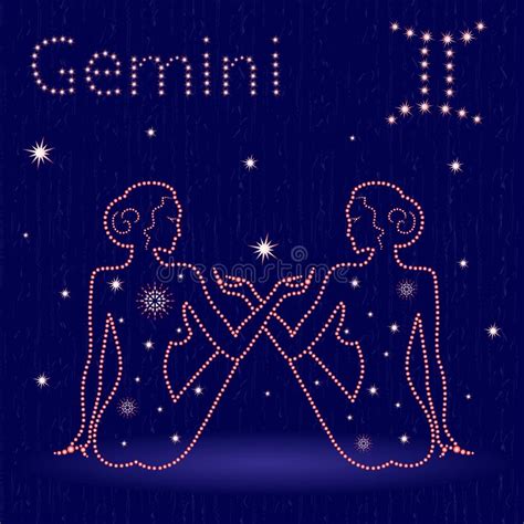 Zodiac Sign Gemini Stock Vector Illustration Of Icon 103493192