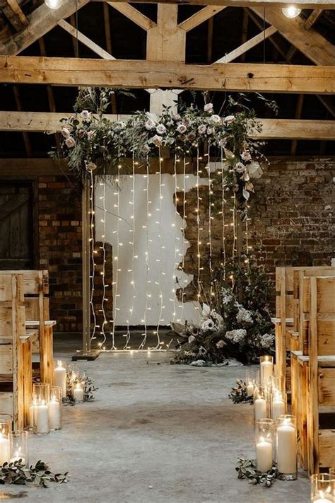 20 Timeless Indoor Wedding Ceremony Decoration Ideas - EmmaLovesWeddings