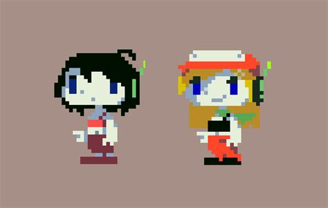 Just The Cave Story Sprites Of Quote And Curly Nothing Strange To See Here Rcavestory