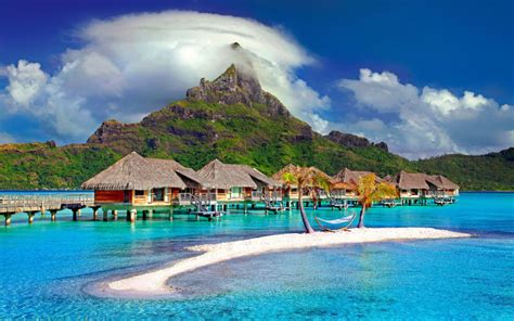 Bora Bora Island Beautiful Places French Polynesia South