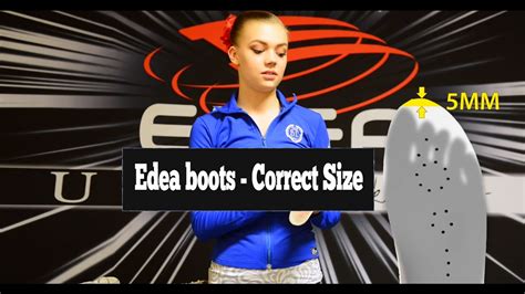 Edea Boots Correct Size Youtube