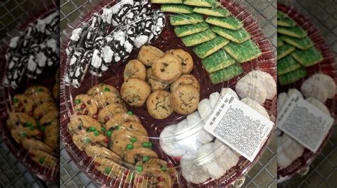 Combine butter, sugar and brown sugar. Costco's Massive Christmas Cookie Tray Is Turning Heads