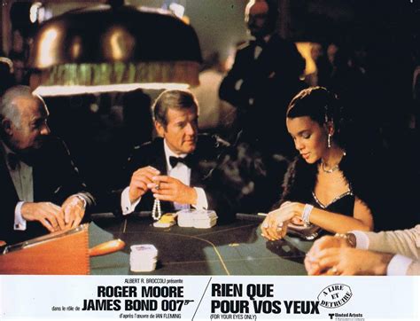 For Your Eyes Only Original French Lobby Card 5 Roger Moore Carole