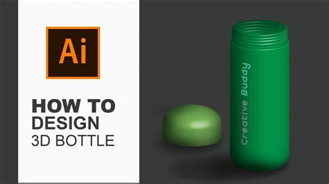 How To Create 3d Bottle Youtube