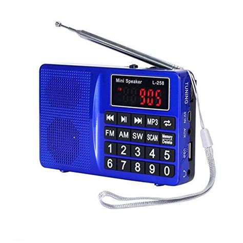 Buy Lcj Portable Fm Am Shortwave Multiband Radio Receiver With Micro Tf