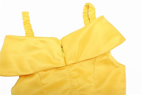 Relibeauty Little Girls Layered Princess Belle Costume Dress Up Yellow