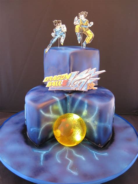 He offered his whole collection which his nephew lastly, a traditional cake served as the centerpiece of the table. Dragon Ball - CakeCentral.com