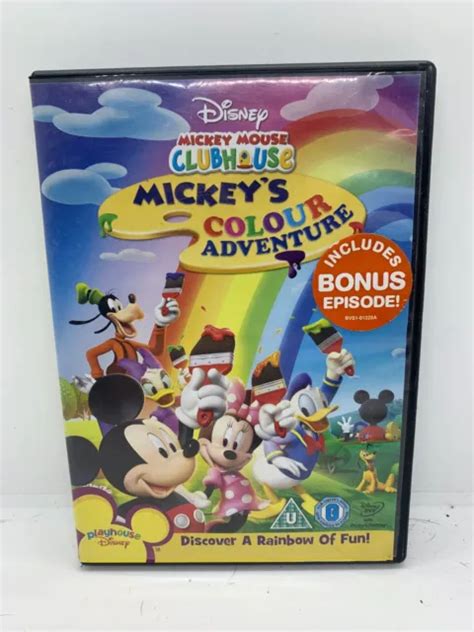 Mickey Mouse Club House Mickeys Colour Adventure Dvd 746