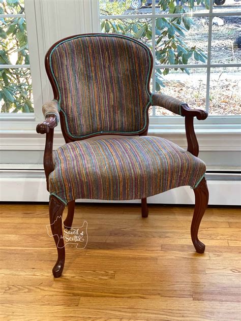 How To Reupholster A Chair Saved By Scottie