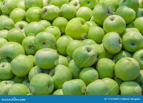 Green Apples As Background Texture Stock Image Image Of Background