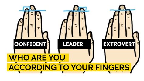 Your Finger Length Reveals Your Personality Finger Personality Test