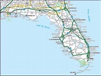 Detailed highways map of Florida state. Florida state ...