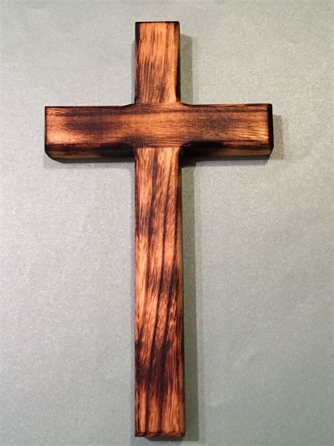 Rustic Wooden Cross By Capellwoodworks On Etsy