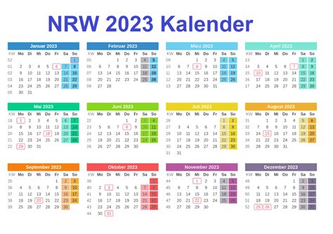 Sommerferien Nrw 2023 Kalender The Beste Kalender