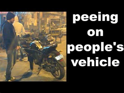 Peeing On People S Vehicle Pee Prank Epic Reactions Prank In India By Avrpranktv Video