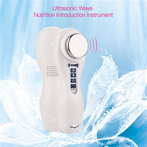 Portable Beauty Instrument Ultrasonic Wave Facial Massager Skin