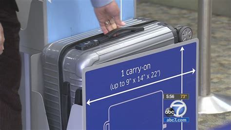 Carry On Luggage Sizes Confuse Travelers Abc7 Los Angeles