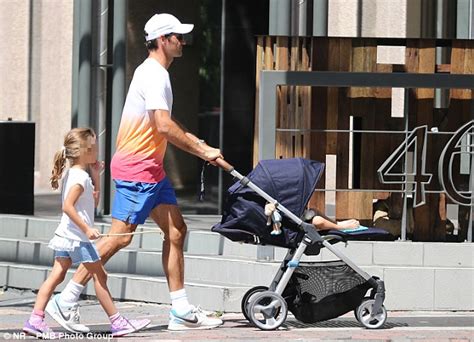 Diana federer was born to lynette and robert in 1979. Roger Federer pushes a stroller as he takes his TWO sets ...