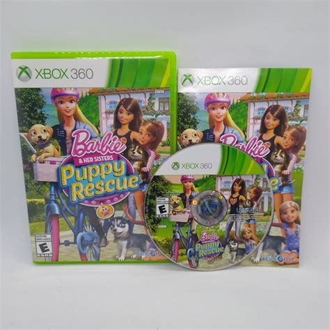 Barbie And Her Sisters Puppy Rescue Microsoft Xbox 360 2015 Cib
