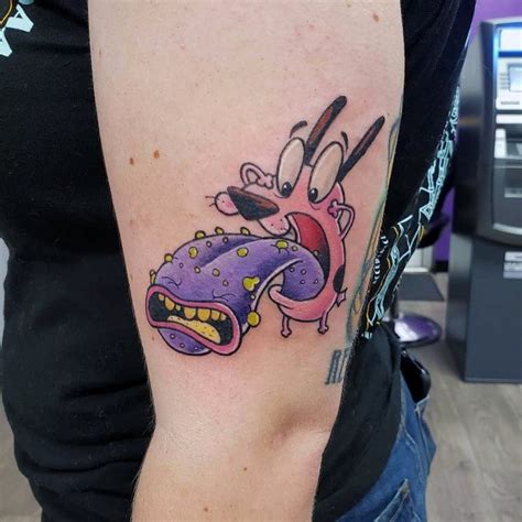 Top 100 Best Courage The Cowardly Dog Tattoos For Women Design Ideas