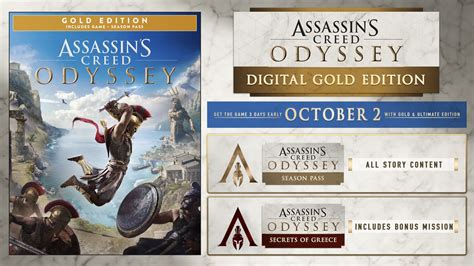 Assassin S Creed Odyssey Collector Editions Unveiled Gameranx