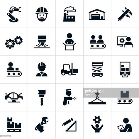 Manufacturing Icons High Res Vector Graphic Getty Images