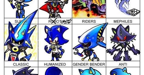 Resultado De Imagem Para All Metal Sonic Forms Imagems