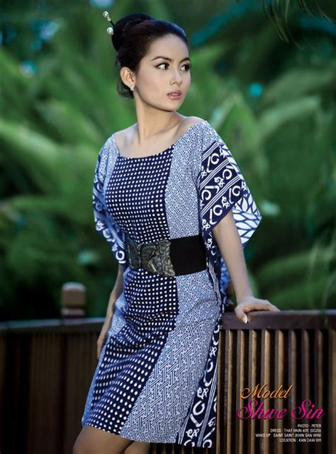 Myanmar Super Model Shwe Sins Beautiful Outdoor Fashion Photos
