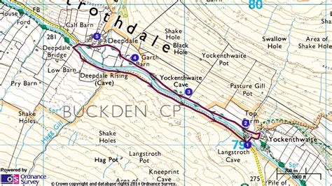 Map route for discover Langstrothdale walk | Discover, North yorkshire, National trust